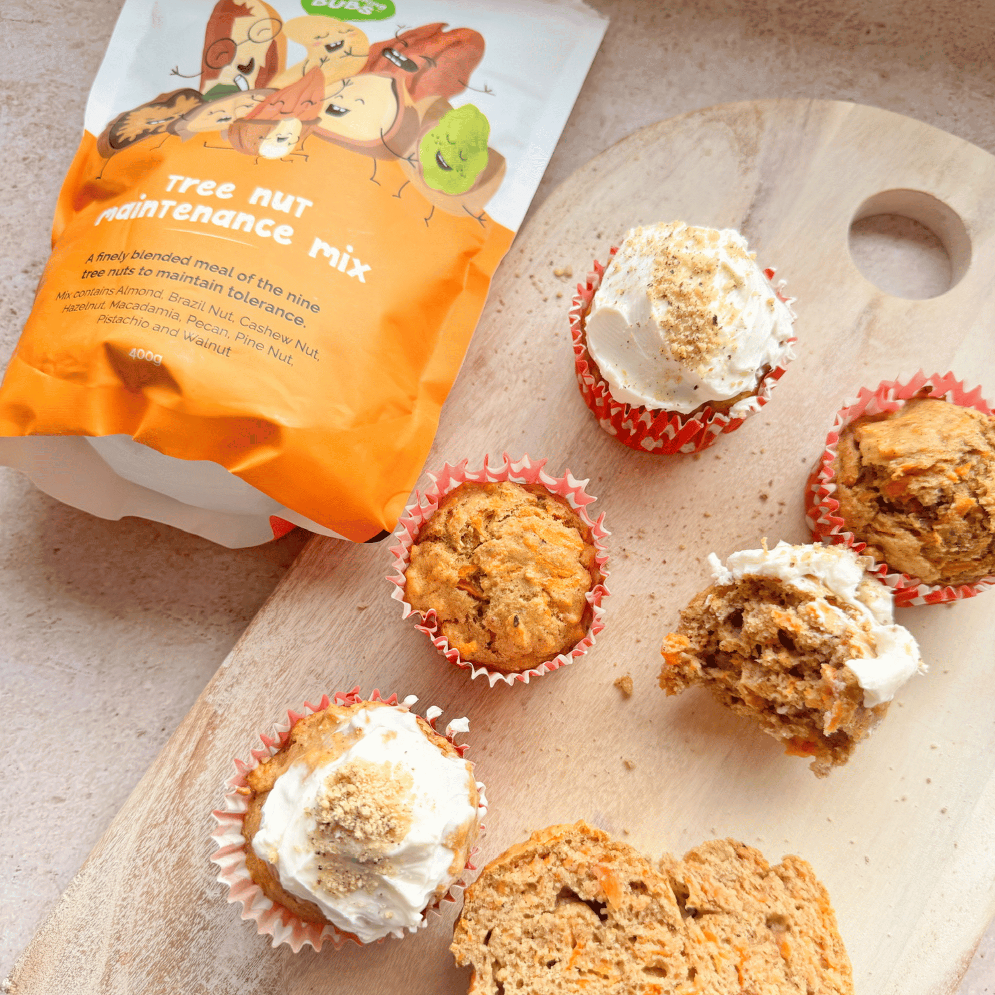 healthy carrot cake muffins for babies