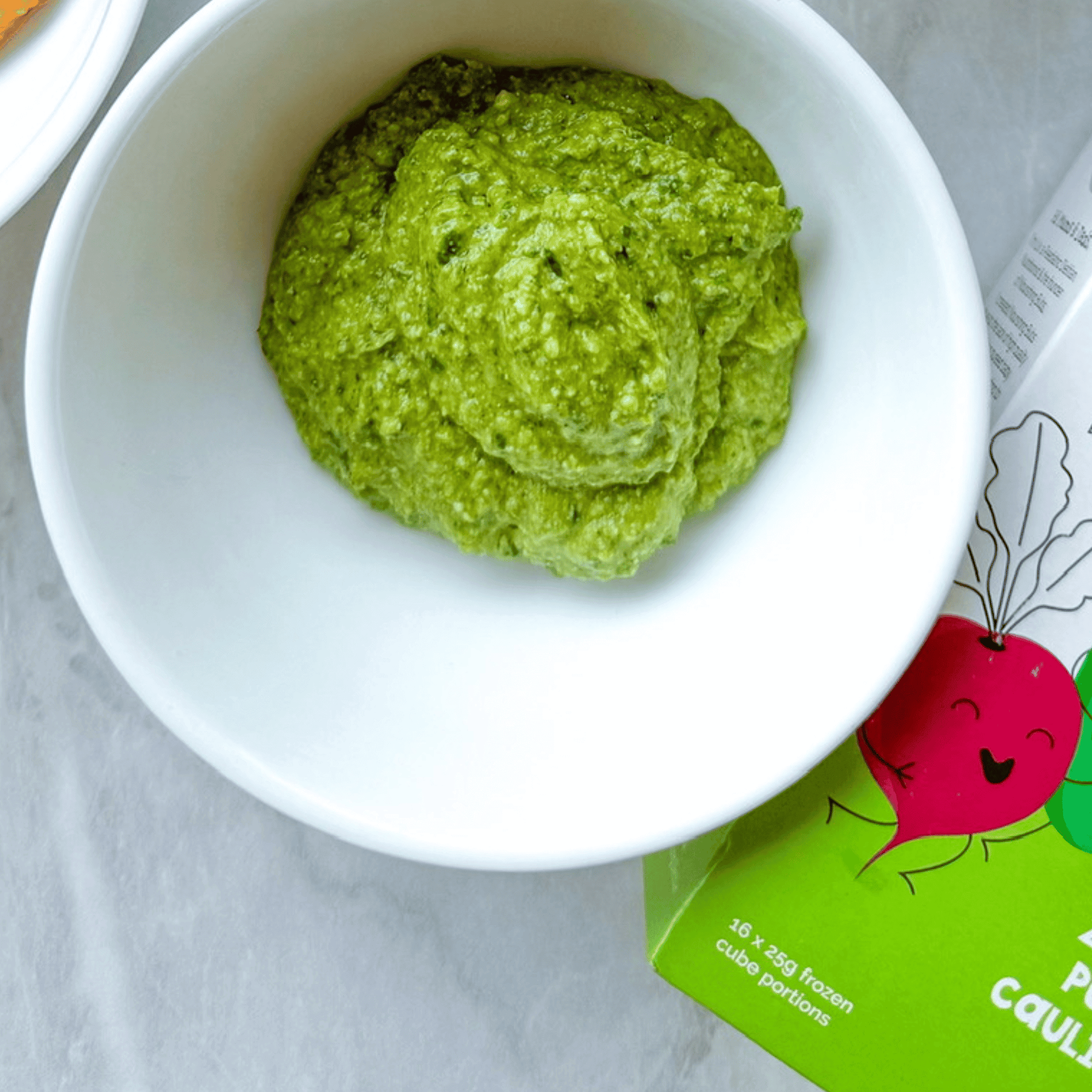 Greens pesto dip for babies and toddlers