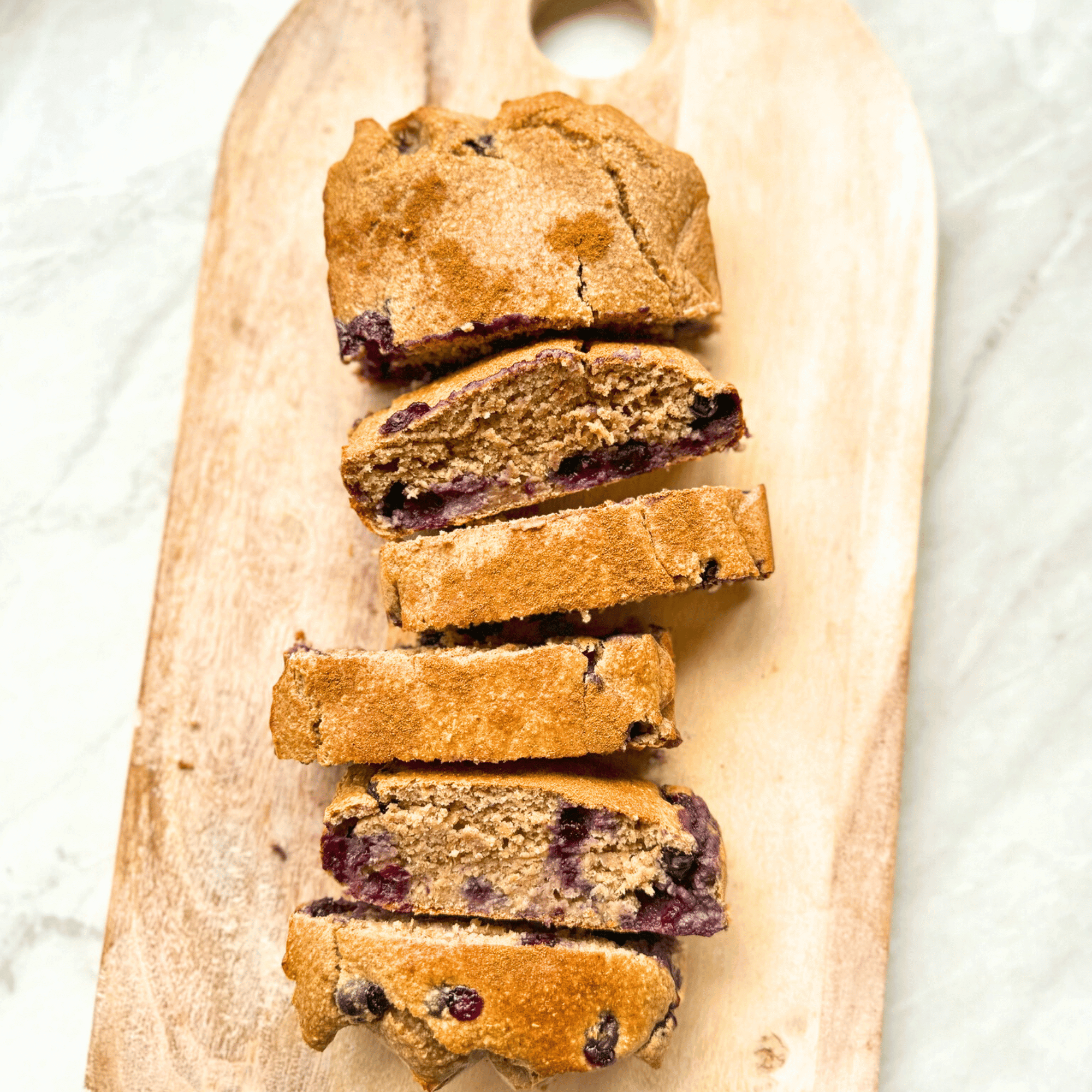 Banana and Blueberry Loaf for babies and toddlers