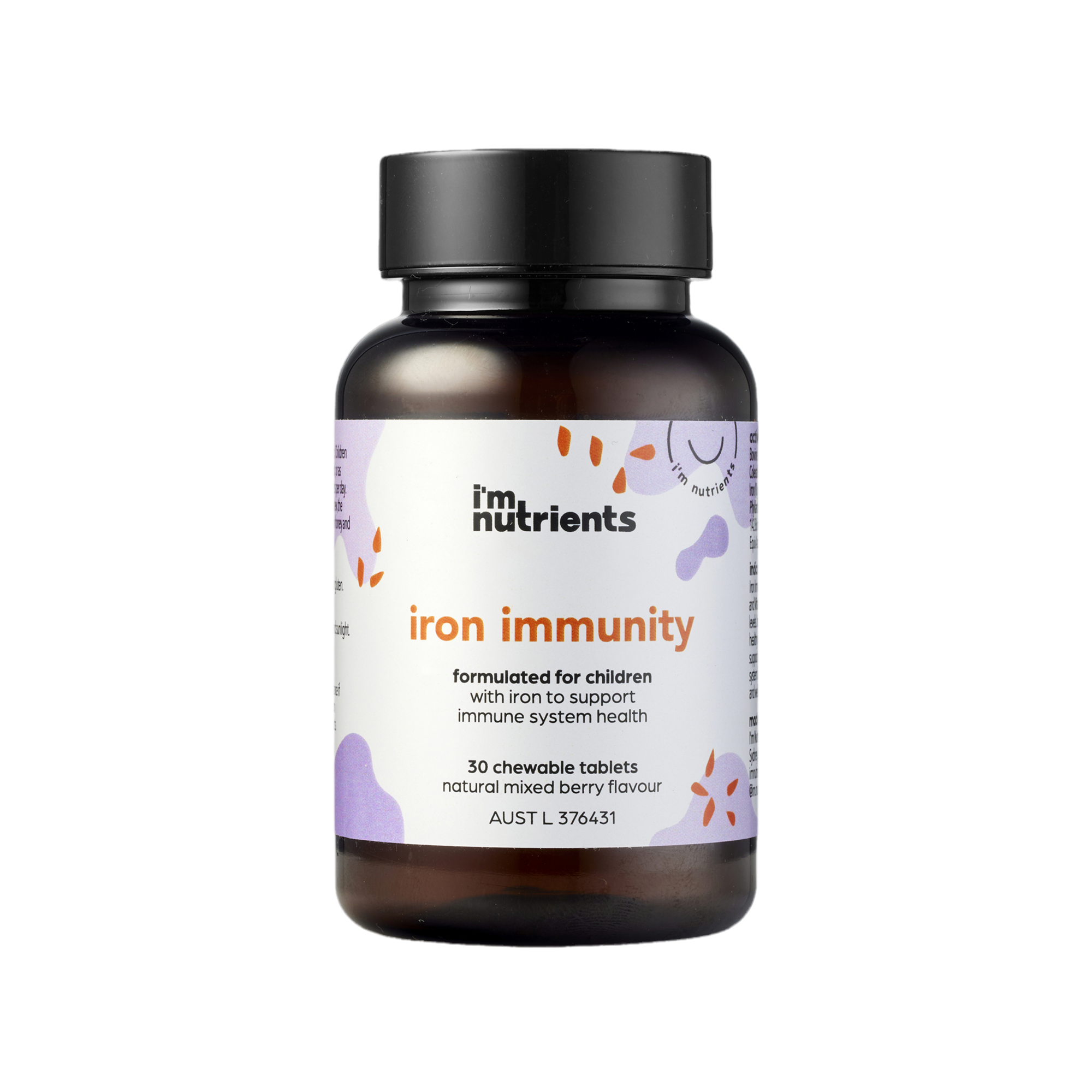 I'm Nutrients Iron Immunity (30 chewable tables)