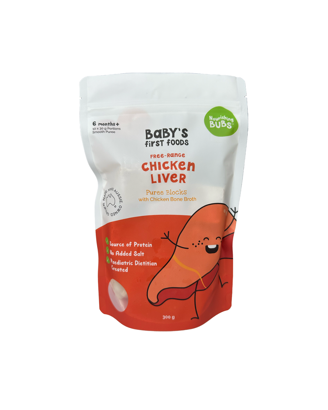 NEW! ORGANIC Chicken Liver Puree Blocks